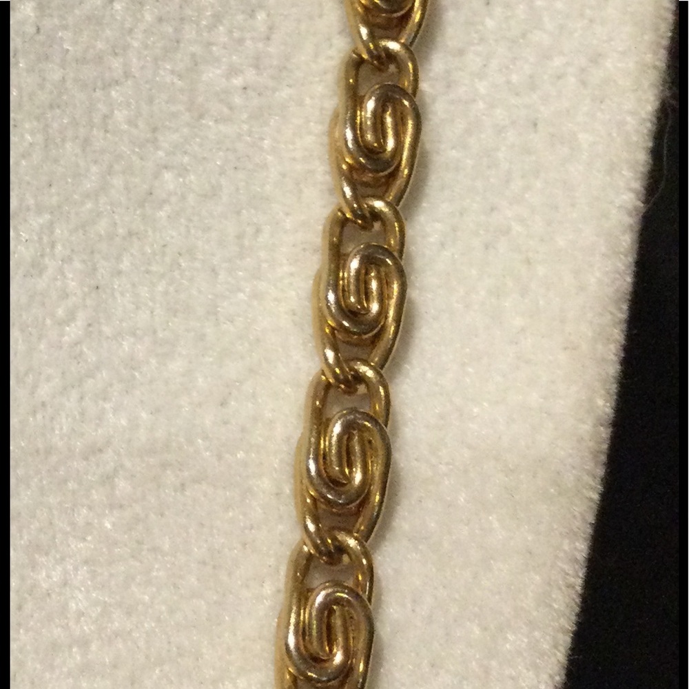 Quality Vintage Interlocking Link Two-Strand Neck… - image 2